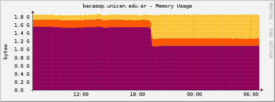 becassp.unicen.edu.ar - Memory Usage